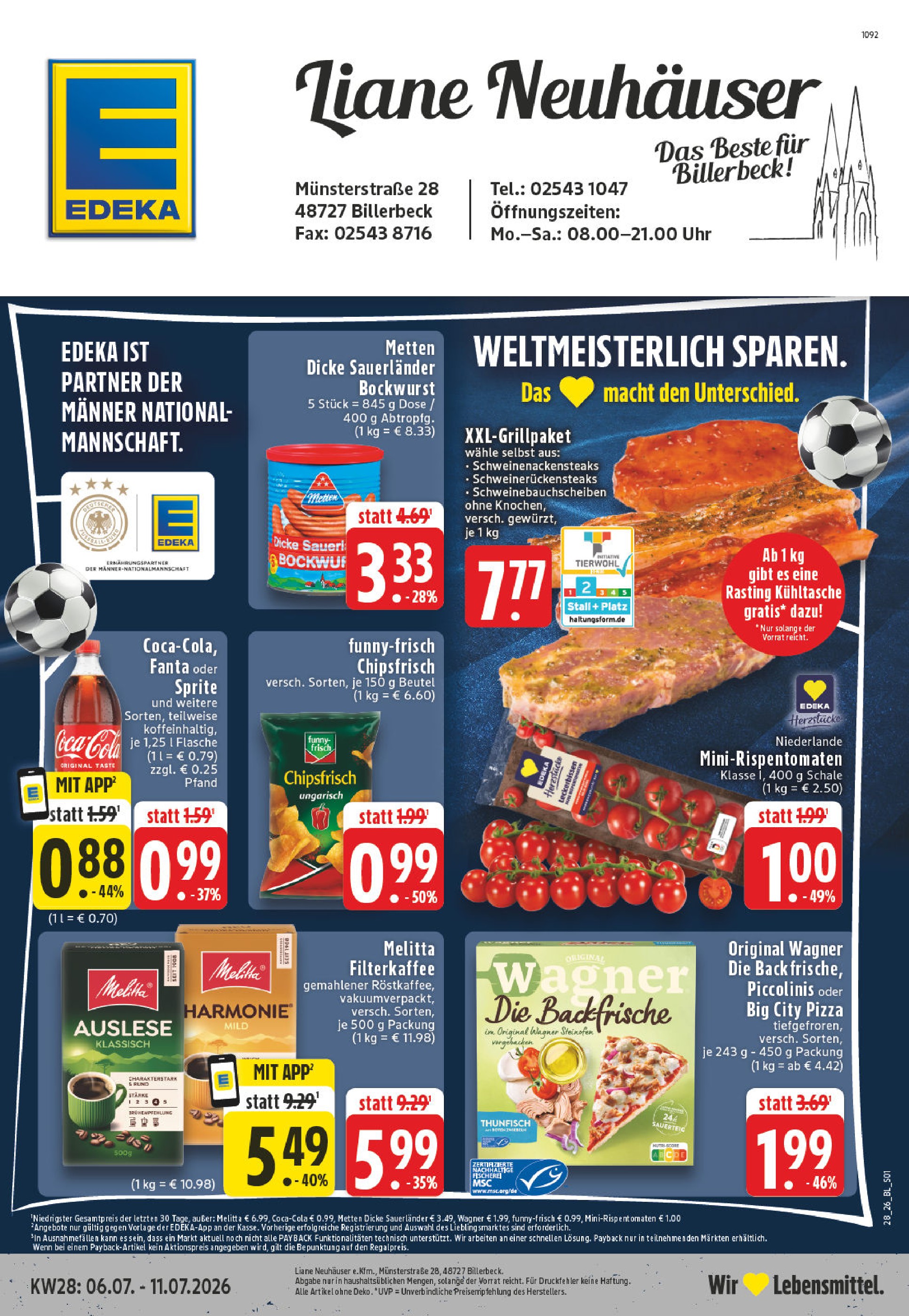 EDEKA Prospekt: "Aktuelle Angebote", 24 Seiten, 06.07.2026 - 11.07.2026